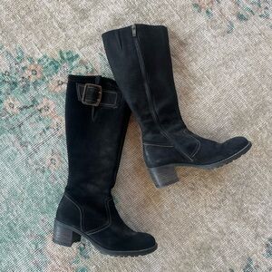 Paul Green Midcalf/ Knee High Rider Fall/ Autumn Black Boots